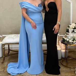 Fouad Sarkis baby blue gown